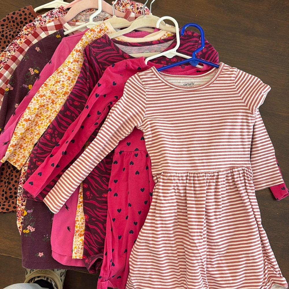 Assortment of 4t and 4/5 dresses for girls
